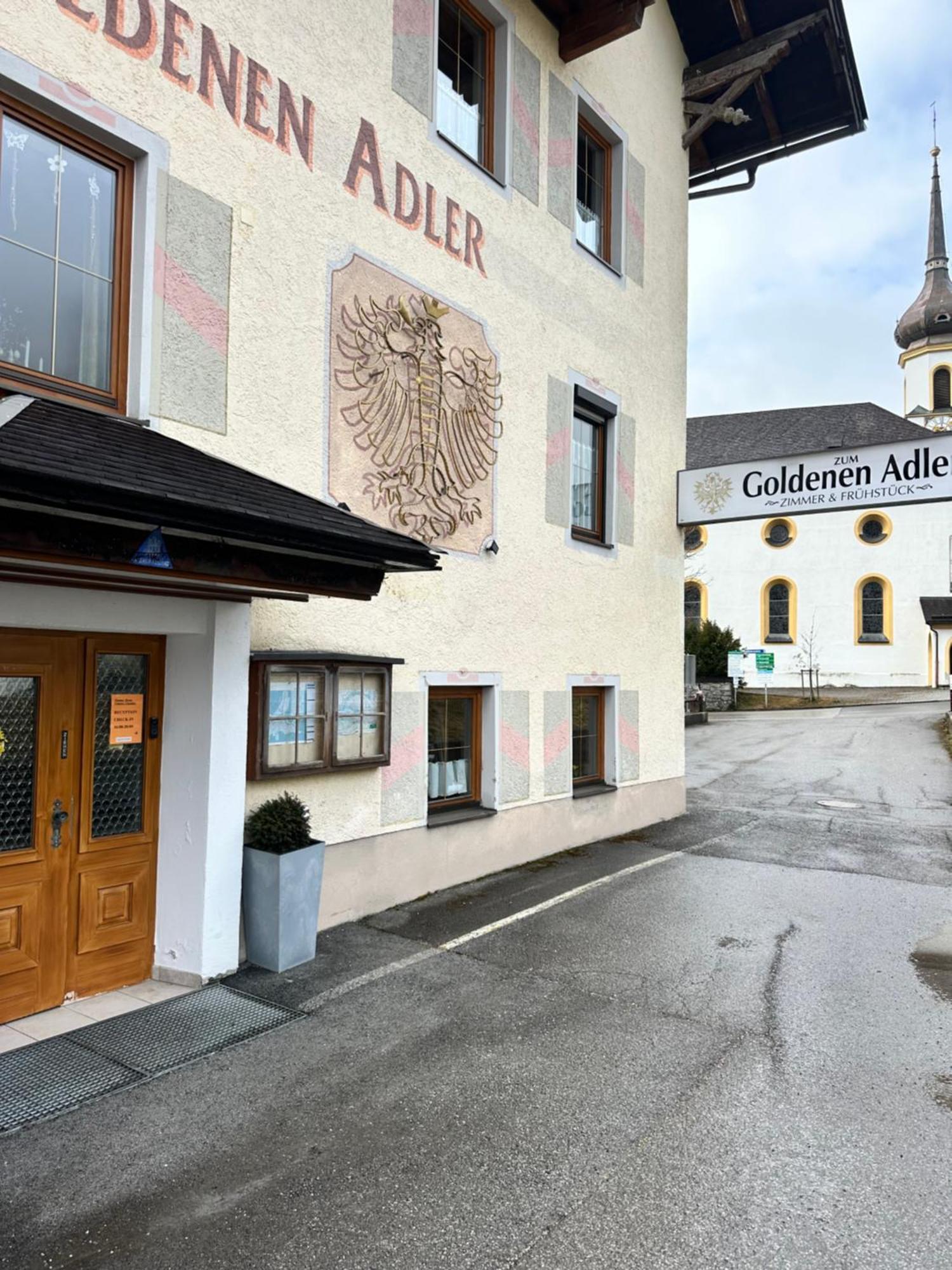 Goldener Adler Bed & Breakfast Scharnitz Ngoại thất bức ảnh